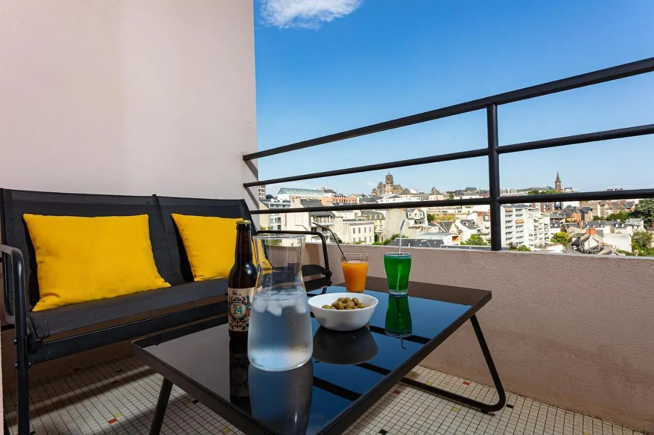 Cocon, Vue Rodez, Terrasse, Box, Musee Soulages Апартаменты Роде